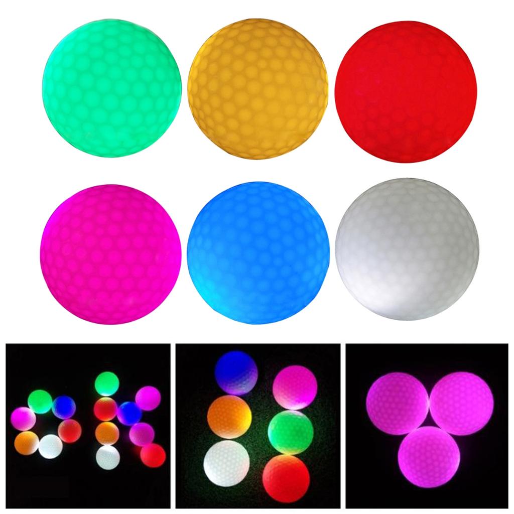Light Up Goff Balls Glow In The Dark Golf Balls for Golf Lover Outdoor Sports Gift Glowing Golf Balls or Golf Balls Game