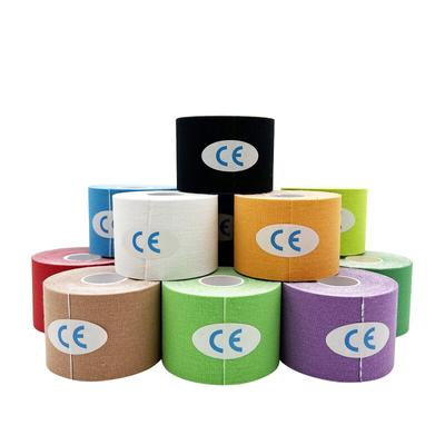 Sport Physiotherapy Intramuscular Effect Tape Stretch Self Adhesive Bandade Knee Finger Ankle Athletic Bandages Sports Protector