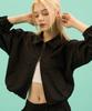 Koleat Women Rustling Oversized Two-Way Field Jumper Jacket [Black] Windbreaker Ver.