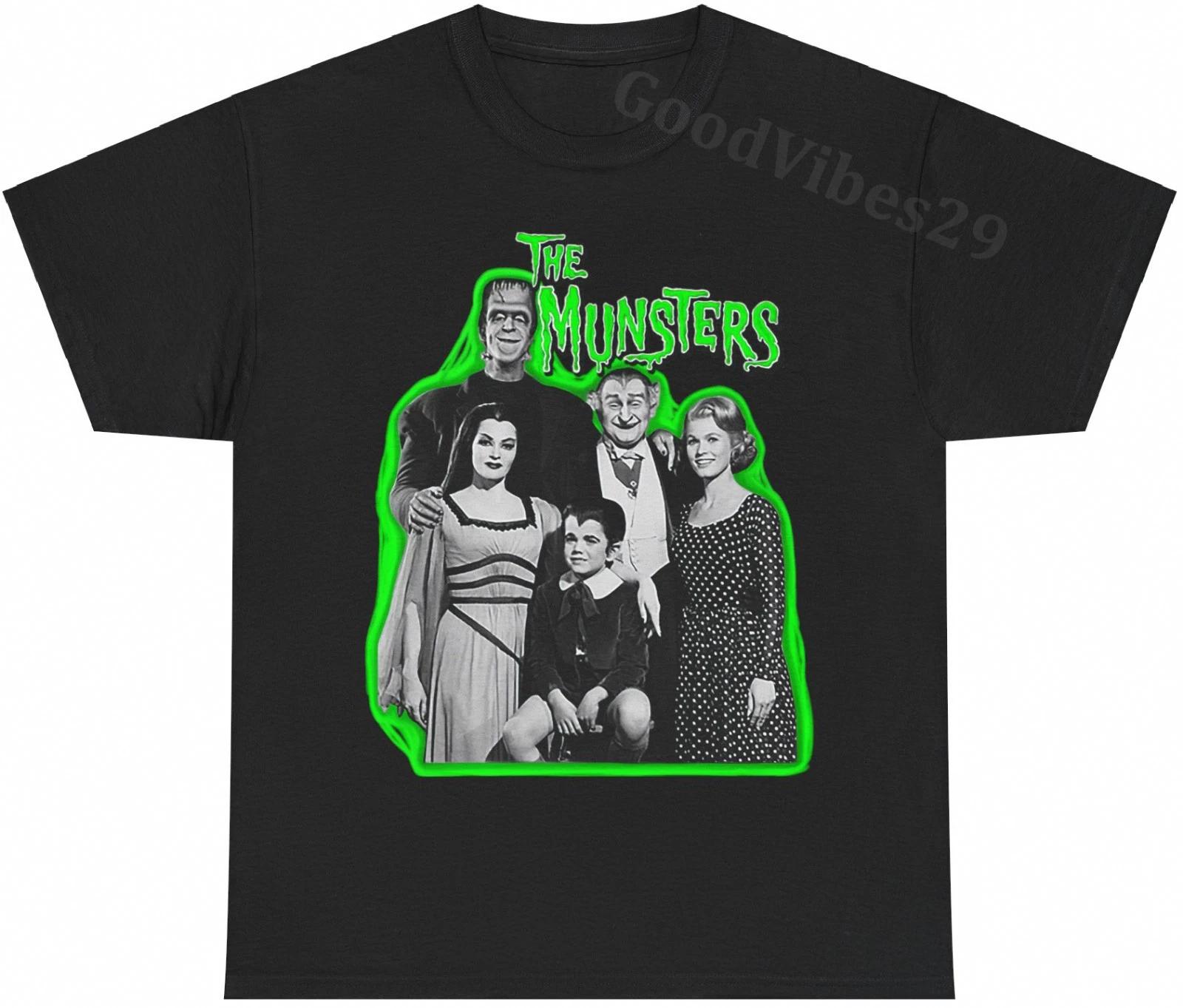The Munsters Frankenstein Vintage USA Sitcom Retro Tee S-5XL Men Women Unisex XS