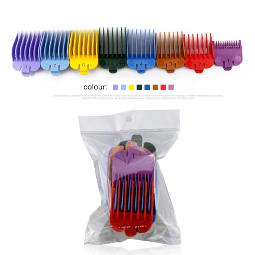 8 stücke/Kit 3mm -25mm Universal Haar Haarschnitt Push-Clip Clipper Grenze Kamm Trimmer