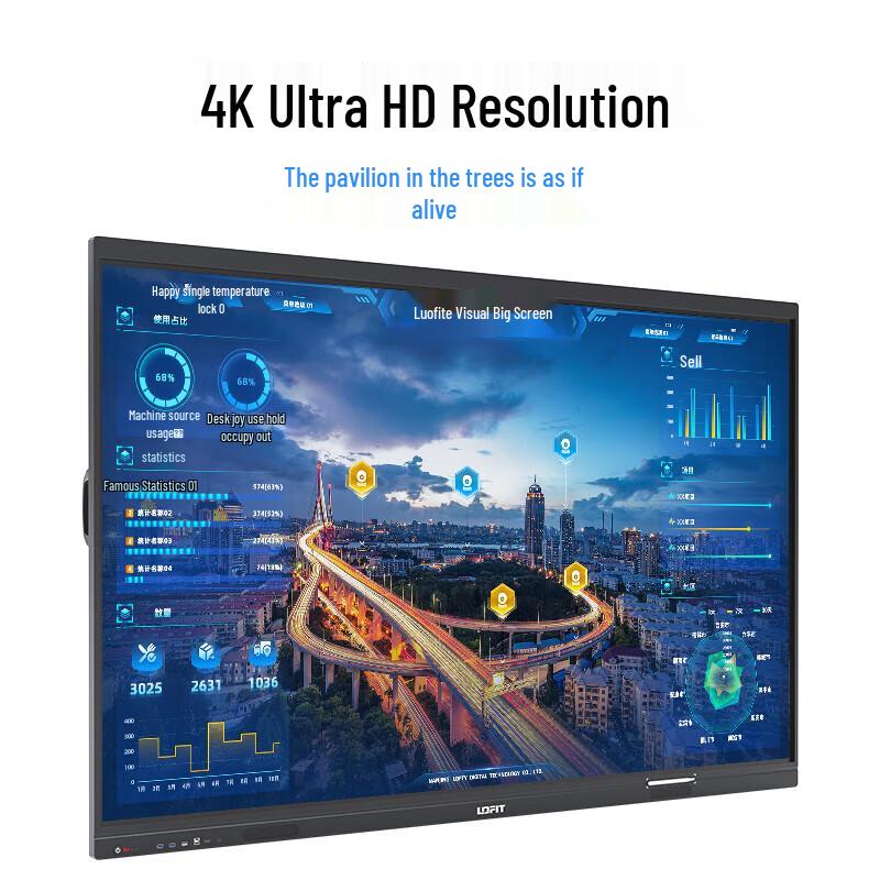 LOFIT 55-inch 4K Interactive Flat Panel Display CN plug (adapter included)