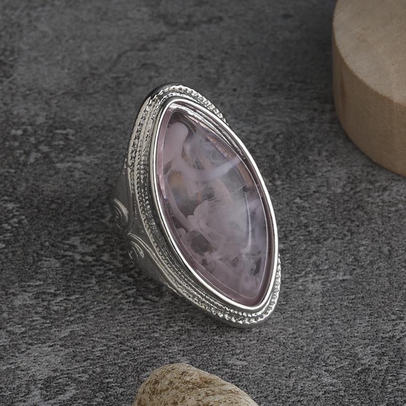 Luxury Fashion Oval Stone  Color Finger Rings For Women Vintage Creative Bride Wedding Engagement Anniversary Jewelry