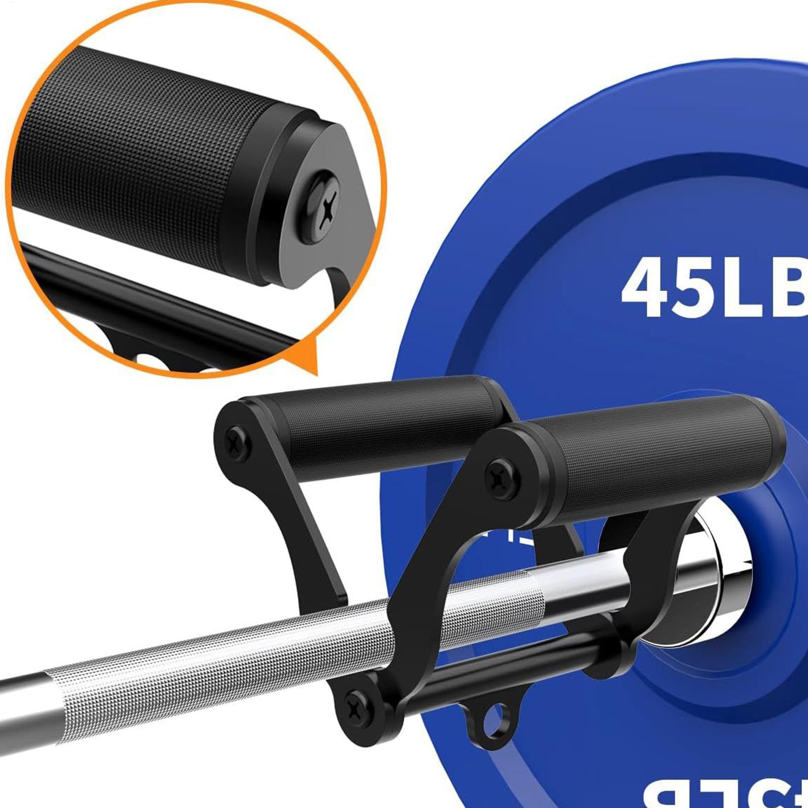 V Bar L andmine Handle Attachment for Barbell Adjustable Barbell Squat Multi-Grip Handle Exercise Equipment Attachment for Adult China Mainland