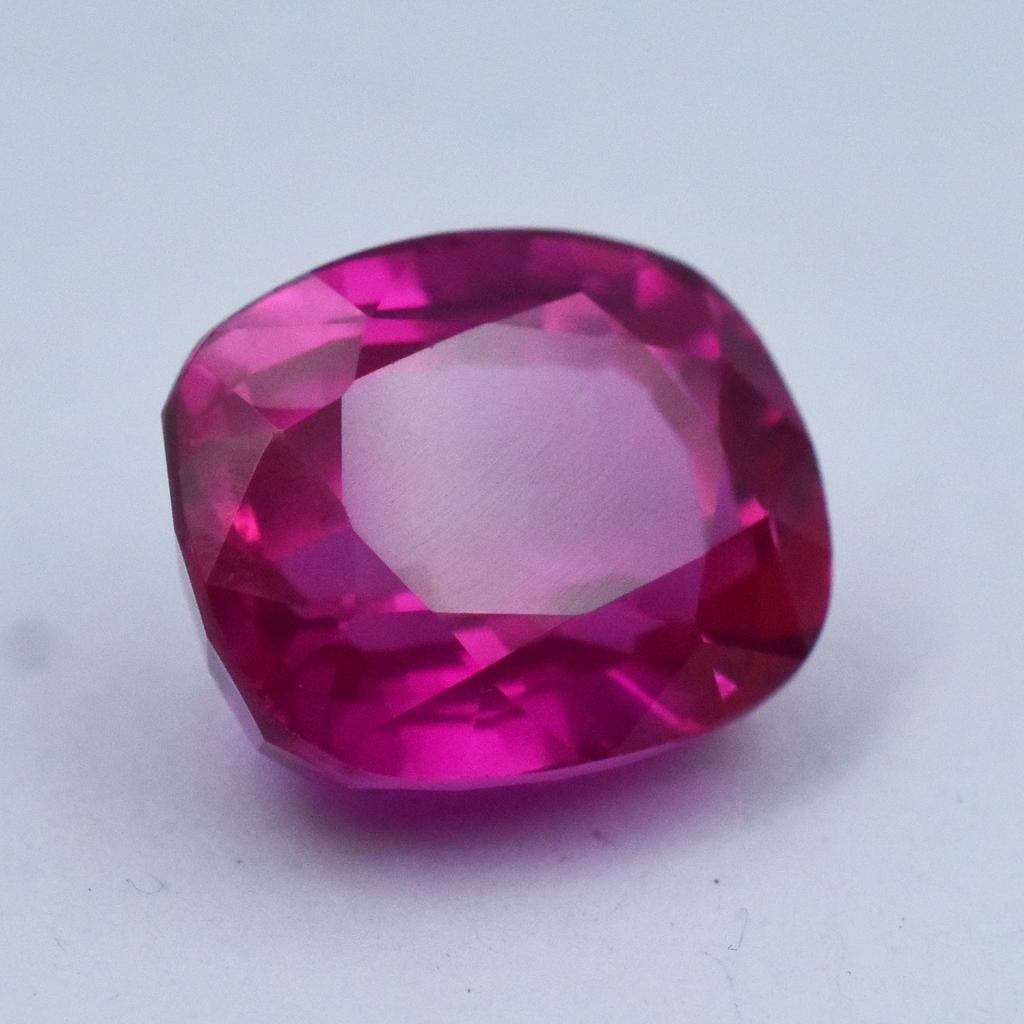 Natural Pink Sapphire Loose Gemstone Cushion Shape 22.10 Ct September Birthstone for Gem Collections