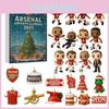 Arsenal Liverpool Calcio Acrilico Natale Scatola Cieca Ornamento Albero Con Personaggi dei Cartoni Animati Per Decorazioni Festive