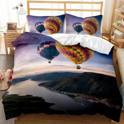 Ensemble Housse de couette Art 3D Voyage Volant 3D Tailles King Queen Double Full Twin Simple Linge de lit