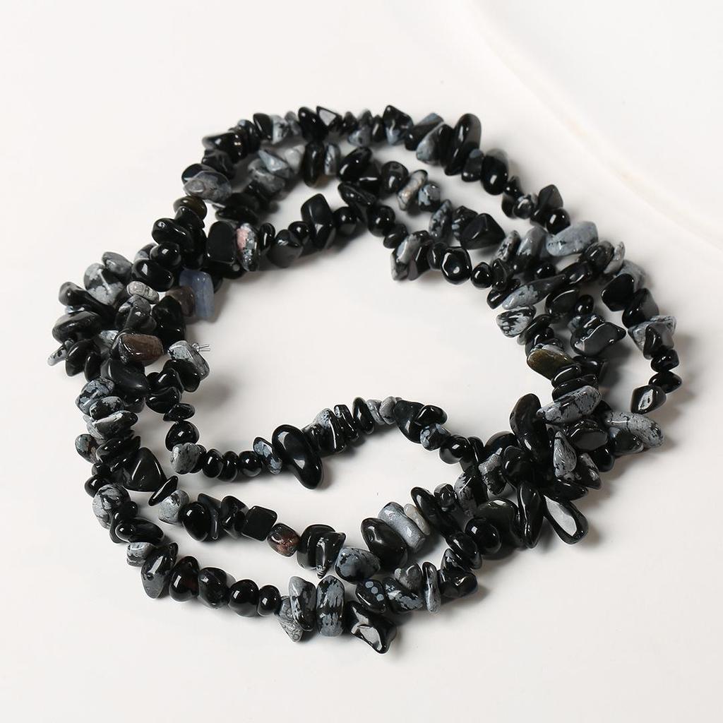 80cm Natürliche Amethyst Splitterkette - Poliert, Unregelmäßige Streifen für DIY Schmuck & Armbänder