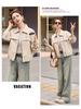 Women's Fashion Lapel PU Leather Jacket - Spring 2025 Collection, Short Coat