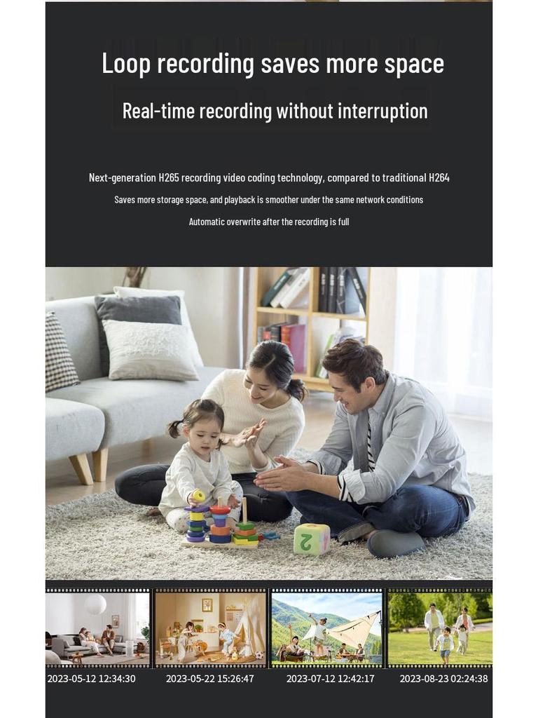 X6 Wireless HD Night Vision Camera: Indoor/Outdoor Monitoring