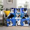 French Bulldog Blanket Flannel Blanket for Bed, Sofa, Camping, Hiking, Picnic Essentials, Gift for Family Fan Gifts