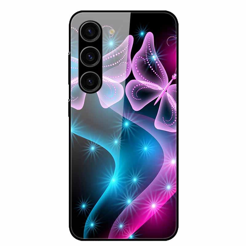For Samsung Galaxy S25 Case Tempered Glass Hard PC Back Cover For Galaxy S 25 Plus Phone Cases S25Plus Silicone Bumper Shell Bag