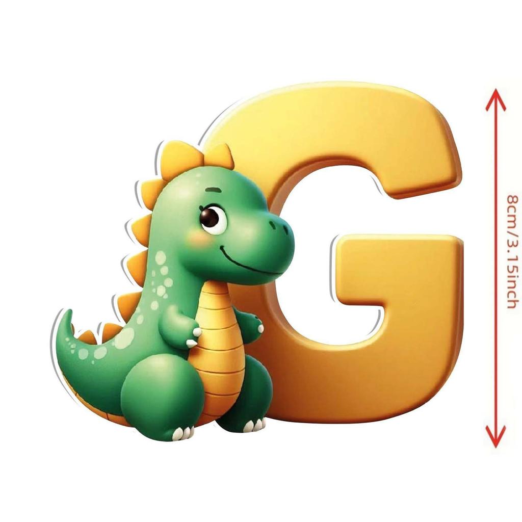 26 Litere Pandantiv Dinozaur Paste Litere Acrilice Pandantiv Decorat Paște