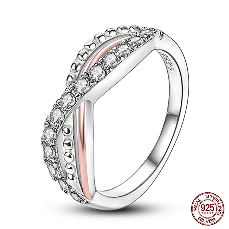 Real 925 Silver Plate Colorful Dragonfly Butterfly Cubic Zircon Rings For Women Wedding Engagement Birthday Jewelry Gift