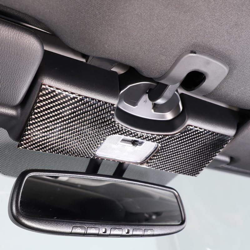 Hcilloend Carbon Fiber Interior Light Reading Light Rear Interior Light Interior Light Sticker for New Mazda Roadster RF ND Series Easy Decorative