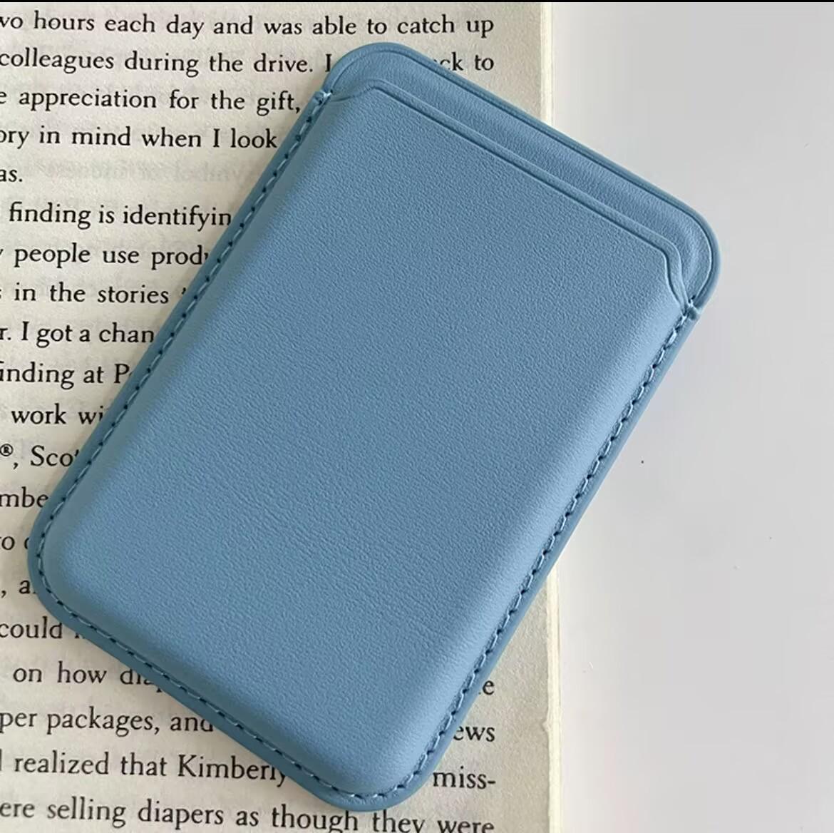 High-Quality PU Leather Magnetic Card Holder with Pop-up Animation for iPhone 17 Apple Phone [Magnetic Animation + Packaging]