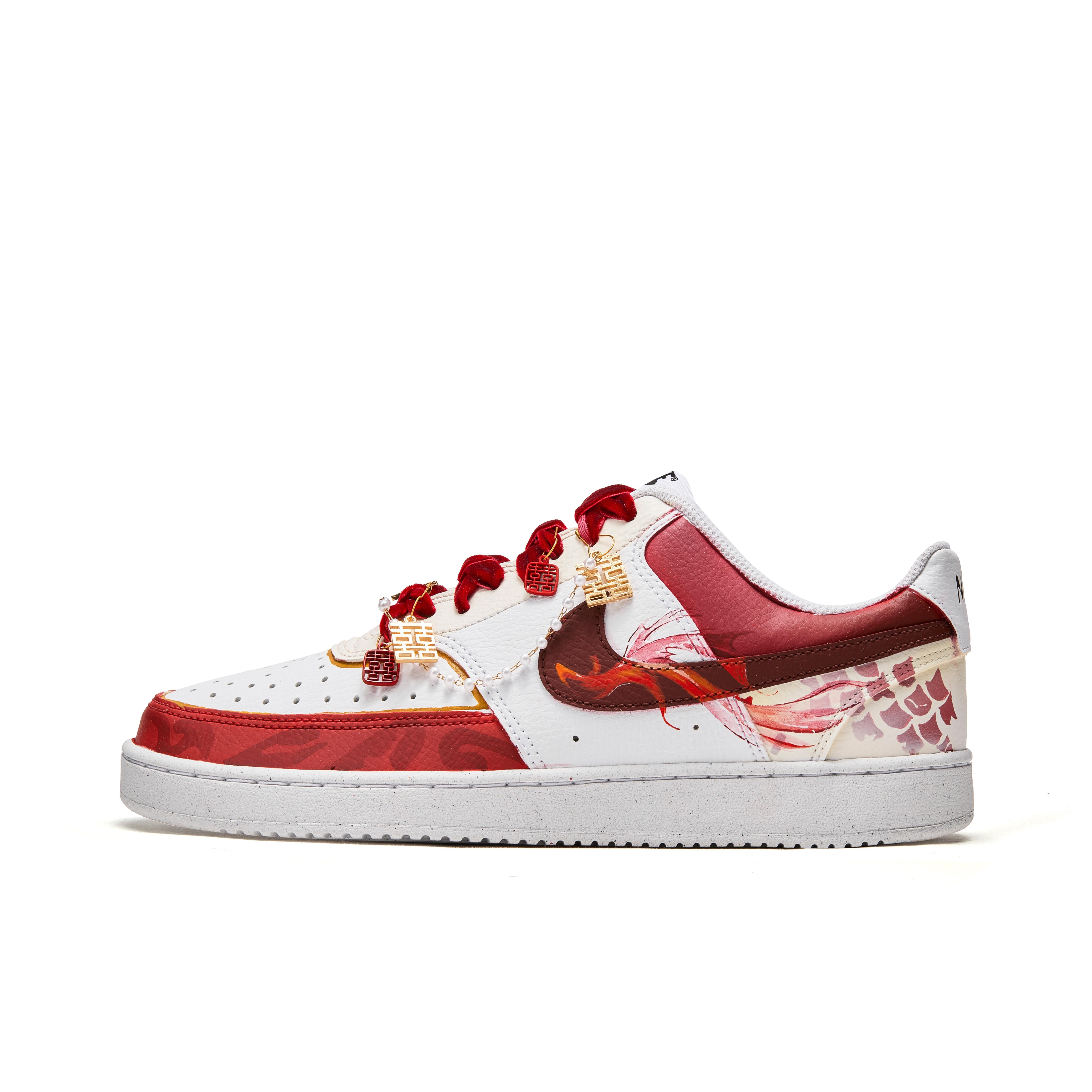 

Nike Court Vision 1 Slip Resistant Cushioning Slip Resistant Cushioning Low top Skateboard Shoes Men s Red White DH2987-101(Team202-) 42