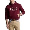 Polo Ralph Lauren Mikina s kapucí a potiskem písmen s dlouhým rukávem Pánská mikina Červená 710952040-004