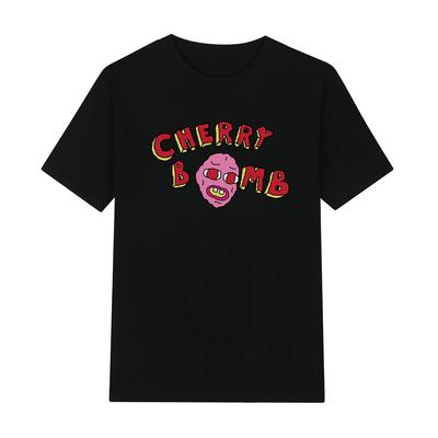 Camiseta Tyler Cherry Bomb Hip Hop Vintage Street Wear Estampado Gráfico Camiseta para Mujer Nueva Camiseta Tops para Mujer