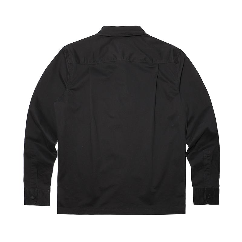 Timberland Outdoor Solid Color Multi-Pocket Long Sleeve Shirt Men Shirts Black A28QG-001