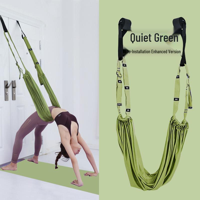 

Aerial Yoga Inversion Trainer: Door-Hanging Backbend & Stretch Band