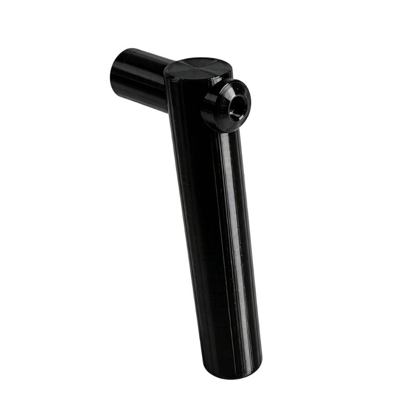 Coffee-Machine Milk Pitcher Handle Replacement, Black PLA Cylindrical Grip and Right-Angle Form for a Worn or Damaged Pitcher Handle