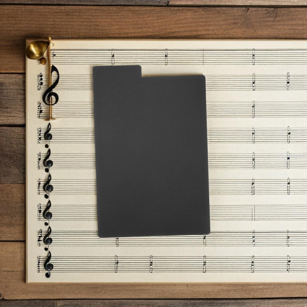20Pcs Black Vinyl Record Dividers Plastic Heavy Duty Album Separator Record Shelf Organizer Storage Index Card Dividers