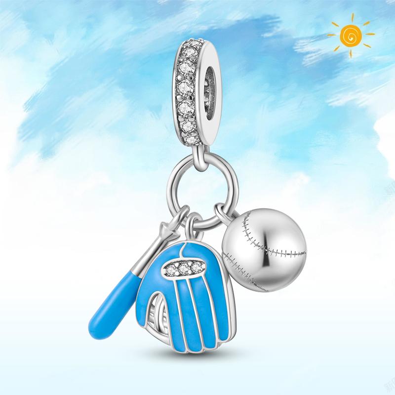copper Authentic Charm Bead Charms Blue Sea Butterfly Whale CZ Charm Bead Charms Bead Charms Compatible With Authentic Accessories Bracelets Do It You