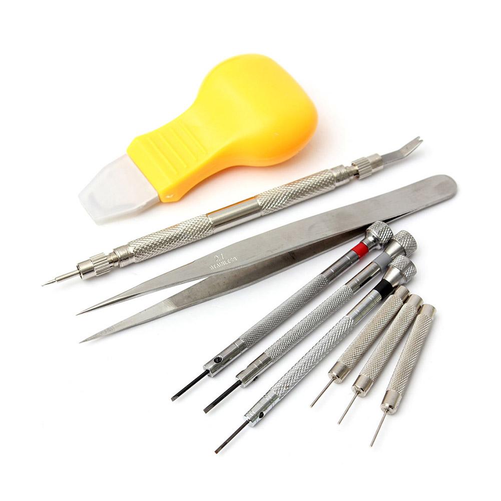 Watch Repair Tool Kit Wristwatch Link Pin Remover Case Opener - Foto 13