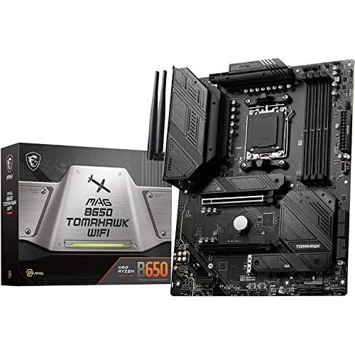 MSI Motherboard MAG B650 TOMAHAWK WIFI AMD Ryzen 7000/9000 Series Compatible B650 Chipset ATX MB5907