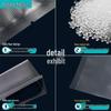 Thickened Vacuum Seal Mesh Pattern Food Storage Bags with Pump, Transparent Compression Bags for Freshness.
