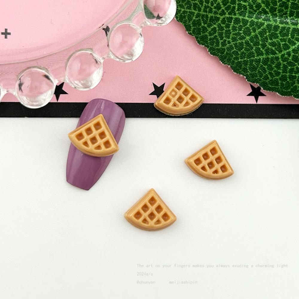11-Piece Cute Chocolate Style Resin Flatback Ornaments, DIY Craft Supplies for Jewelry Making, Manicure & Hair Accessories