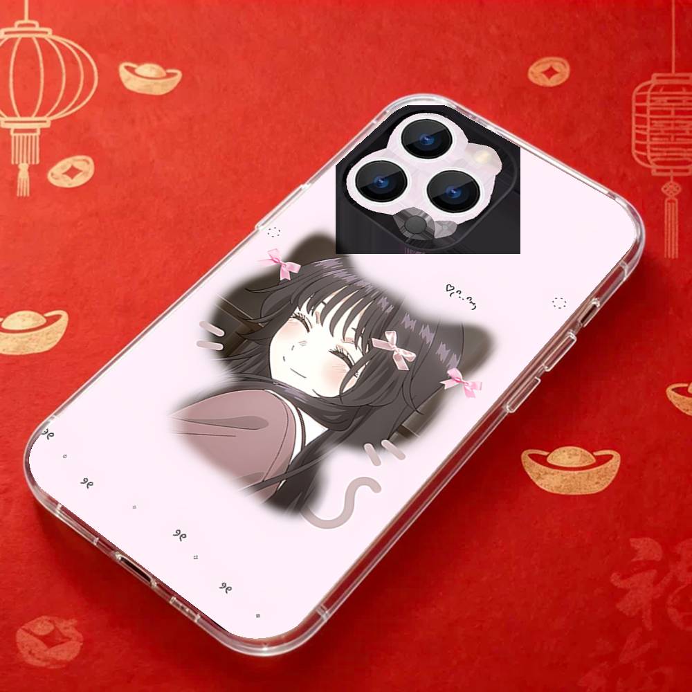 ANIME Kaoruko W-Waguri  Clear Phone case suitable for iPhone 11 12 13 14 15 16 17 Pro Max Plus X XS XR SE E Mini Protective Case