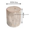 Massivholzpfeiler Originale Holzwurzel-Schnitzereien Holzpfähle Niedrige Hocker Baumstümpfe Ornamente Holzhocker