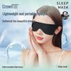 Máscara de Dormir Blackout de Seda de Gelo, Proteção Ocular 3D, Tiras Elásticas para Orelhas, Respirável, Unissex para Verão e Viagem