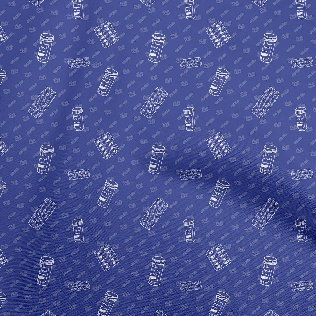 oneOone Bavlněný Flex Zelený Látka Lékařský DIY Oblečení Prošívaná Látka Tištěná Látka na Metráž 40 Palců