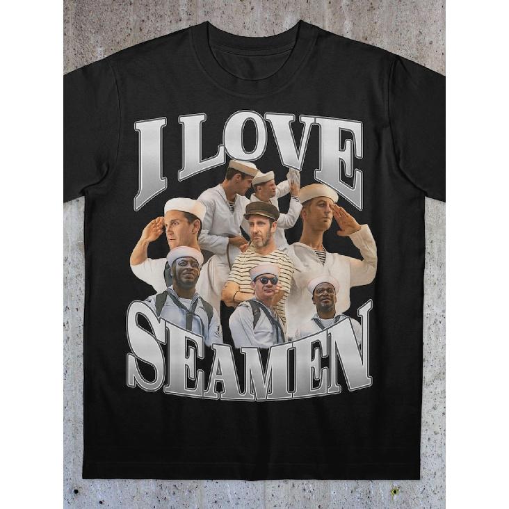 I Love Seamen Shirt, Funny Cringe Shirt, Funny Meme Shirt, Offensive Shirt, Aggressive Shirt, Ironic Shirt, Bold Statement, Misspelled Shirt S чёрный