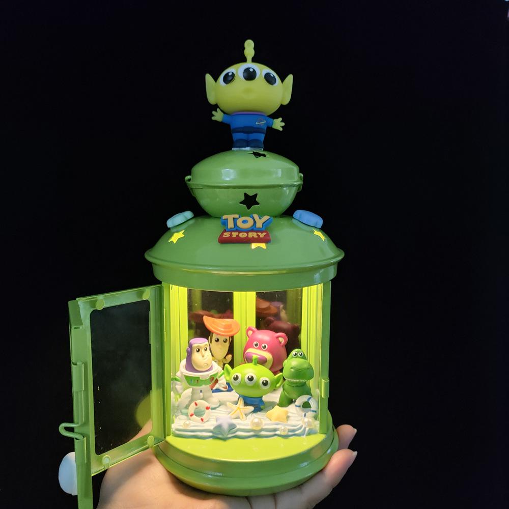 Toy Story DIY Candlestick Night Light Set: Creative Cartoon Desktop Ornament and High-End Birthday Gift