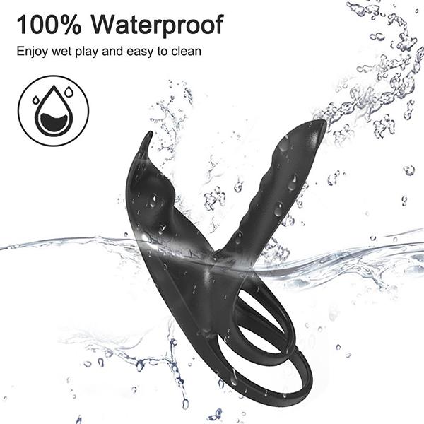 Paar Vibrator mit Dual Motor Cockring Drahtlose Fernbedienung Cock Penis Ring Erwachsene Sexy Spielzeug für Männer Verzögerung Ejakulation Penisring