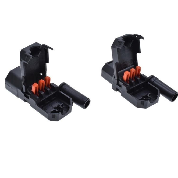 2Pack 10A 250V IEC320 C13 Female Power Plugs Adapters With Grounding Pin And Quick Connectings