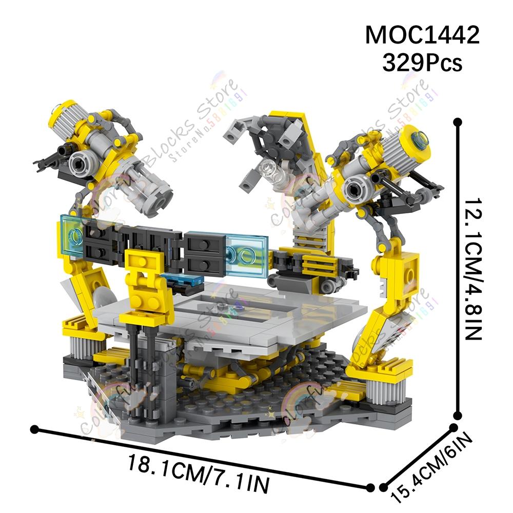 Creativity Series Suit-up Gantry MOC Building Blocks DIY Movie Action Figrue Demount Mecha Facility Model Assembly Toys For Kids