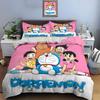 3Pc Multiple Styles D-Doraemon Cartoon Printed Bedding Set 1 Duvet Cover,2 Pillowcases Boys Girls Children Luxury Gifts