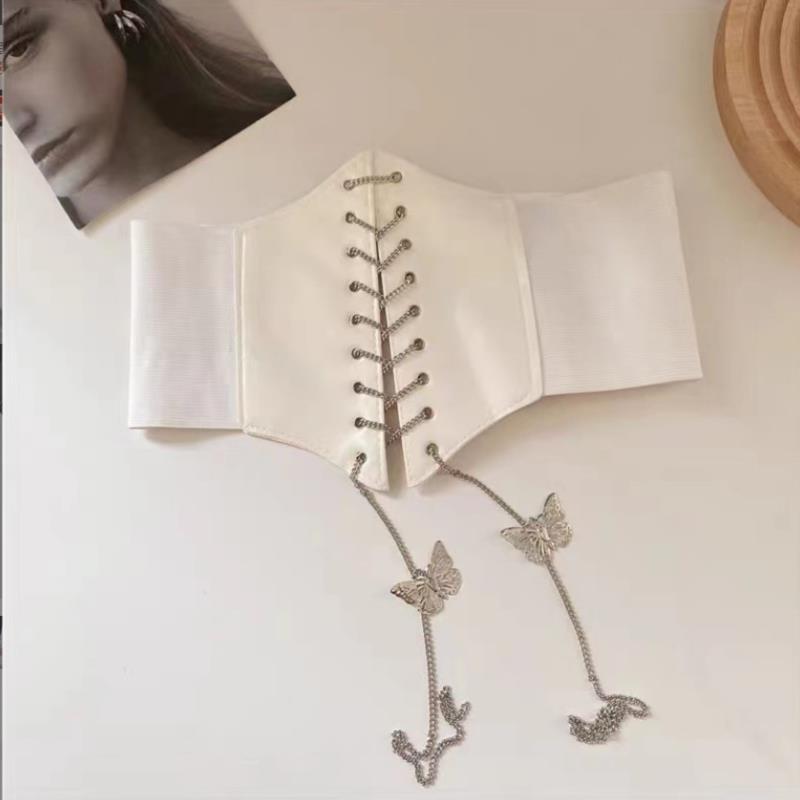 

1 шт. Пояс в дворцовом стиле, широкий, свободный, эластичный