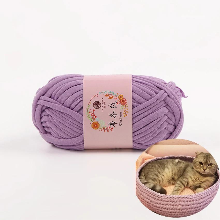 T Shirt Bulky Yarn for Hand Knitting Carpet Knitting Trap Crochet DIY Bag Purse Blanket Soft Thick Cloth Trapillo Yarn