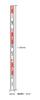 Shinwa Sokutei Aluminum 60mm Wide X 110cm 76935 Staff, Long,