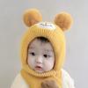 Wool Kids Ear Protection Hat Solid Color Kids Crochet Hat Winter Baby Beanie Cap  Outdoor