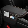 Upgraded Universal Car Center Console Cover for Sedans, Microfiber Leather Armrest Cover with Storage Bags, Comfortable and Durable Interior