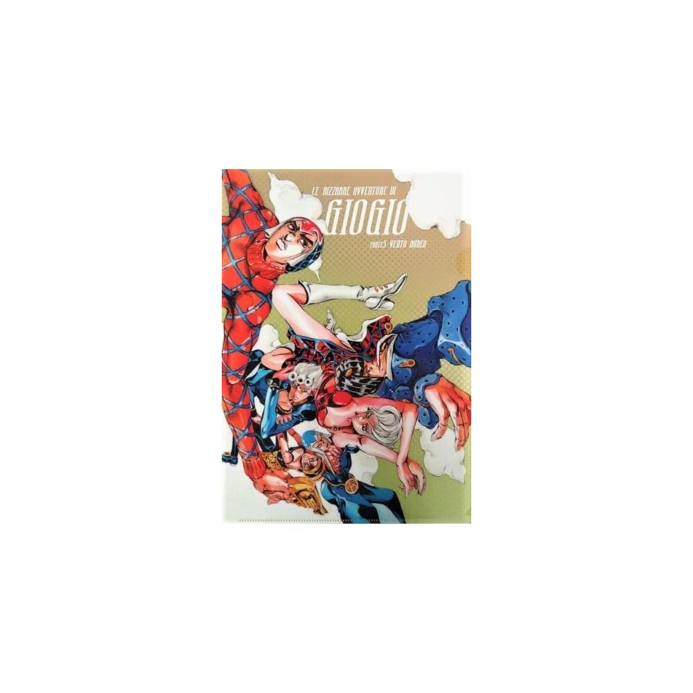 

JoJo s Bizarre Adventure Часть 5 Golden Wind Прозрачный файл Выставка оригинального искусства Хирохико Араки JOJO -Волны приключений- Лимитированный товар