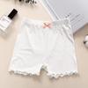 Girls' Summer Cotton Safety Shorts: Thin, Anti-Exposure, Modal, Flat-Leg, 3-Point Style