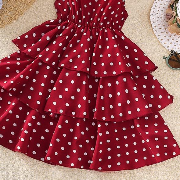 Girl Sleeveless Dress Children Kid Casual Summer Beach Sundress Princess Dresses Clothes